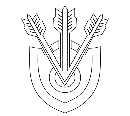 Three Arrow crest symbol logo